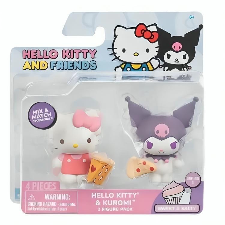 Conjunto Mini Figuras My Melody E Kuromi Hello Kitty 03870C